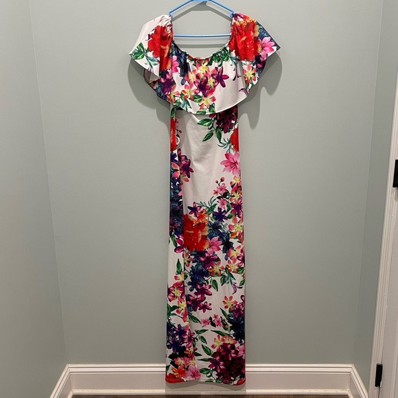 womens summer flowered dress - Picture 2 of 9